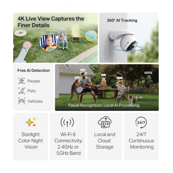 Camera de supraveghere TP-Link  Tapo C560WS