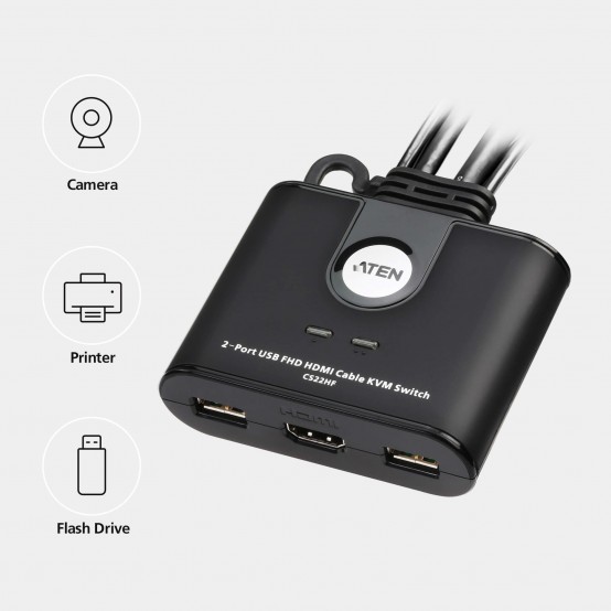 Switch KVM ATEN  CS22HF-AT
