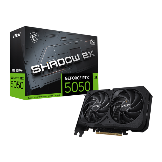 Placa video MSI  GeForce RTX 5050 8G SHADOW 2X OC