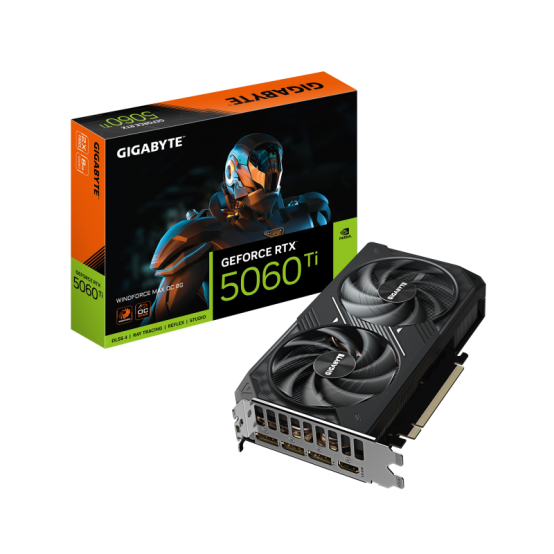 Placa video GigaByte GeForce RTX 5060 Ti WINDFORCE MAX OC 8G GV-N506TWF2MAX OC-8GD