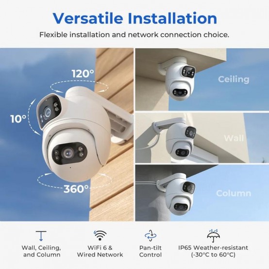 Camera de supraveghere Imilab  EC6 dual (2x2K)