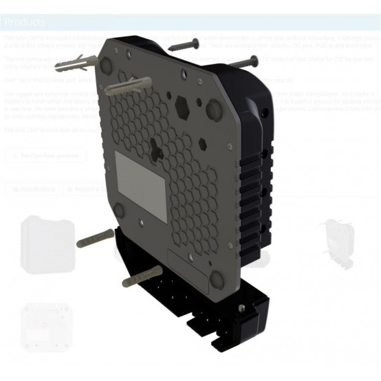 Access point MikroTik LtAP LTE6 kit RBLtAP-2HnD&R11e-LTE6