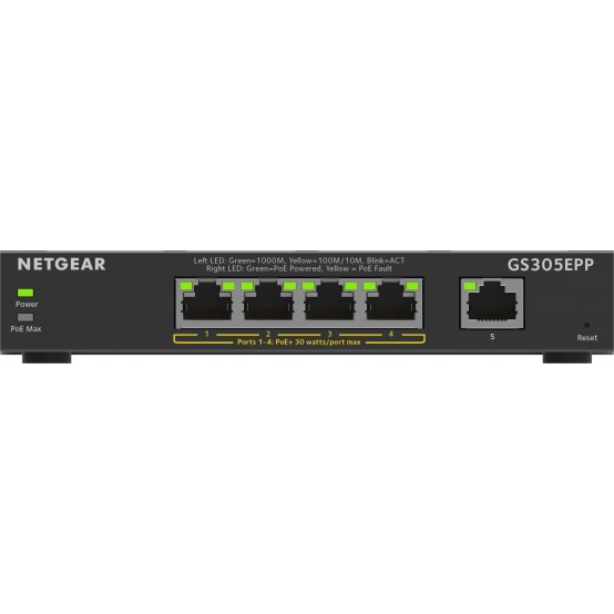 Switch NetGear  GS305EPP-100PES