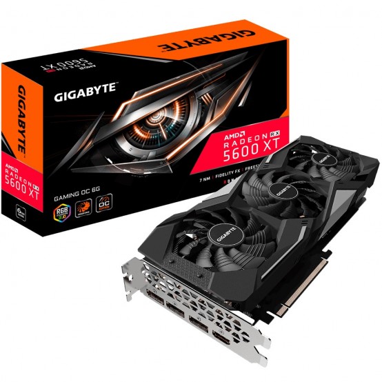 Placa video GigaByte Radeon RX 5600 XT GAMING OC 6G GV-R56XTGAMING OC-6GD