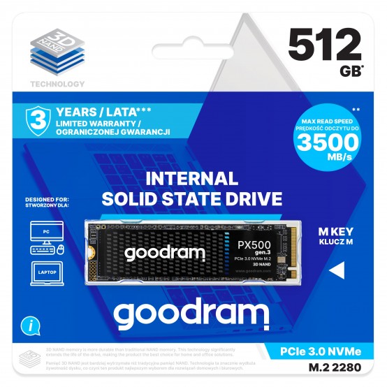 SSD GoodRAM PX500 SSDPR-PX500-512-80-G3