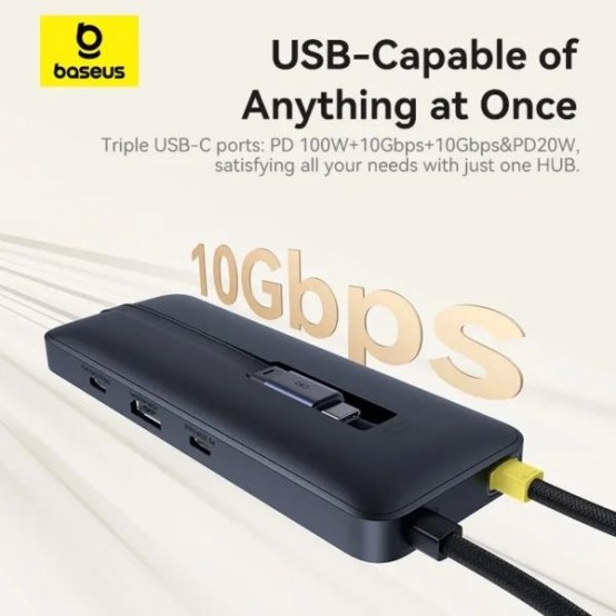 Docking Station Baseus Nomos Dual Fast Charging 6-in-1 B00070902123-00