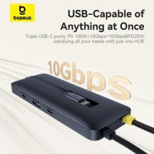 Docking Station Baseus Nomos Dual Fast Charging 6-in-1 B00070902123-00