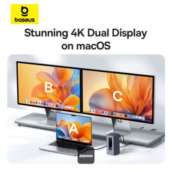 Docking Station Baseus Spacemate Series 10-in-1 B00568102813-00