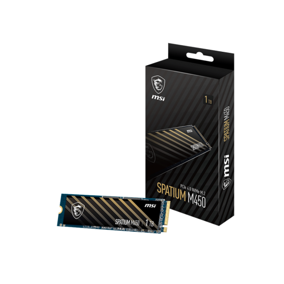 SSD MSI Spatium M450 PCIe 4.0 NVMe 1TB M.2 V1 S78-440L0L0-P83
