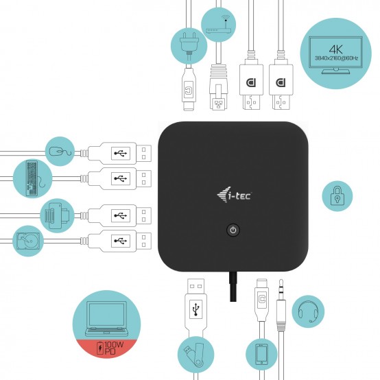 Docking Station iTec C31DUALDPDOCKPD