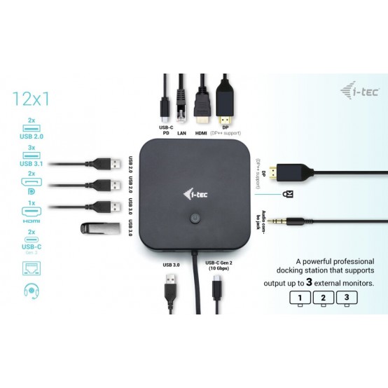 Docking Station iTec C31TRI4KDPDPRO100