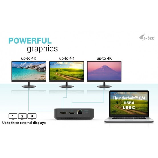 Docking Station iTec C31TRI4KDPDPRO100UK