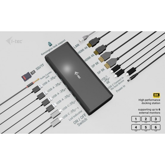 Docking Station iTec CA6MONITORDOCKPD