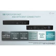 Docking Station iTec CAINTGDUAL4KDOCPD