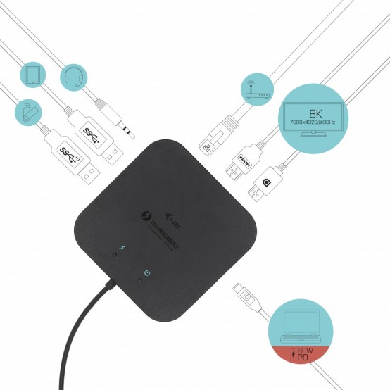 Docking Station iTec TB3TRAVELDOCKPD60WUK