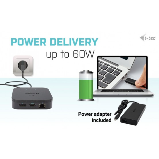 Docking Station iTec TB3TRAVELDOCKPD60WUK