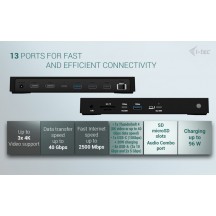 Docking Station iTec TB4TRIPLEDOCKPDUK