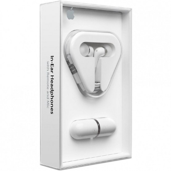 Casca Apple In-Ear Headphones with Remote and Mic ME186ZM/A