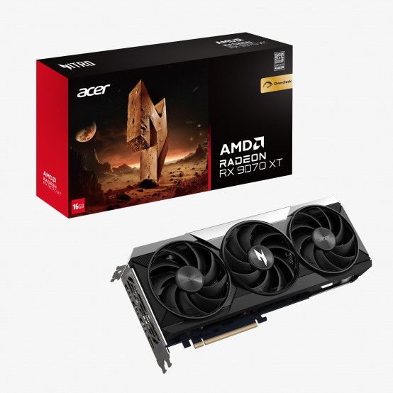 Placa video Acer Nitro AMD Radeon RX 9070 XT OC 16GB GDDR6 DP.Z4DWW.P01