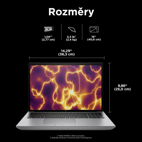 Laptop HP ZBook Fury 16 G11 Mobile Workstation 62X54EAABD