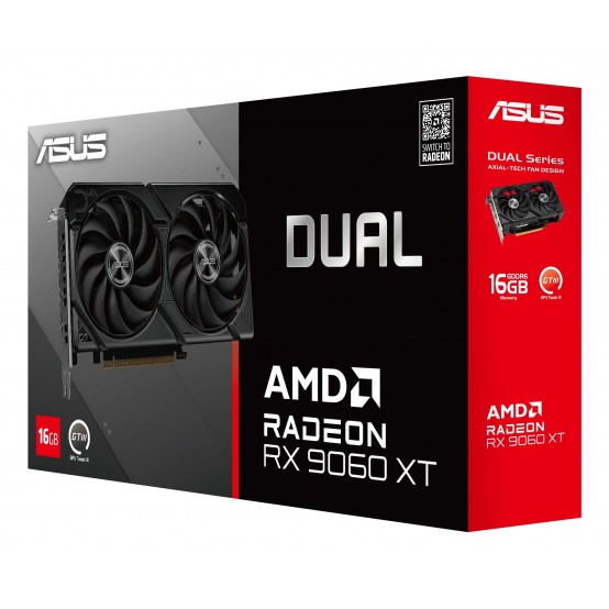 Placa video ASUS DUAL-RX9060XT-16G 90YV0LG2-M0NA00