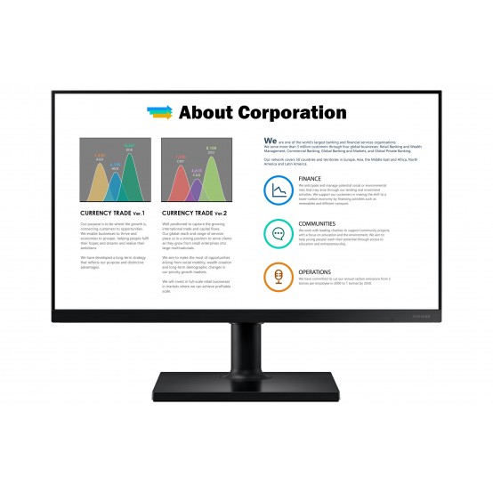 Monitor Samsung Essential T45F LF24T450FZUXEN