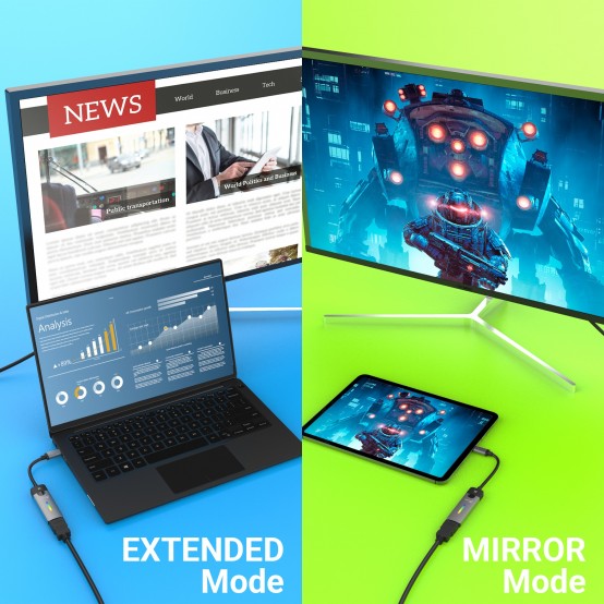 Adaptor j5create USB-C to HDMI 2.1 8K Adapter JCA157-N