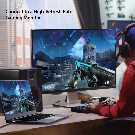 Cablu j5create USB-Cto HDMI 2.1 8K Cable JCC157-N