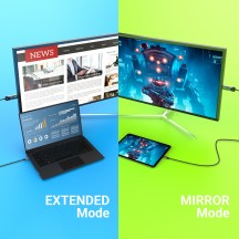 Cablu j5create USB-Cto HDMI 2.1 8K Cable JCC157-N