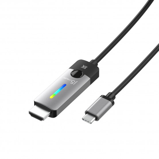 Cablu j5create USB-Cto HDMI 2.1 8K Cable JCC157-N