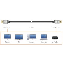 Cablu j5create 8K DisplayPort Cable JDC43-N