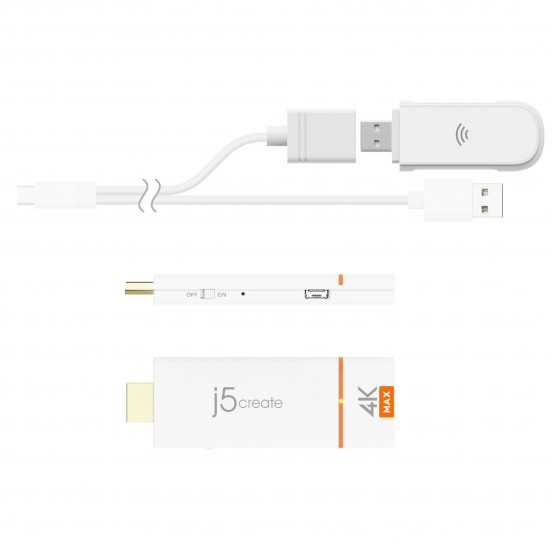 Adaptor J5Create ScreenCast 4K Max Wireless Display Adapter JVAW76MAX-N