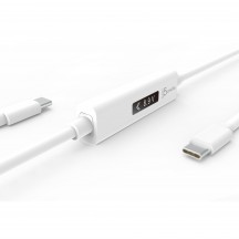 Cablu j5create USB-C Dynamic Power Meter Charging Cable - USB-C to USB-C JUCP14-N