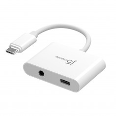 Adaptor J5Create USB-C to 3.5mm Audio Adapter with Power Delivery JCA122-N