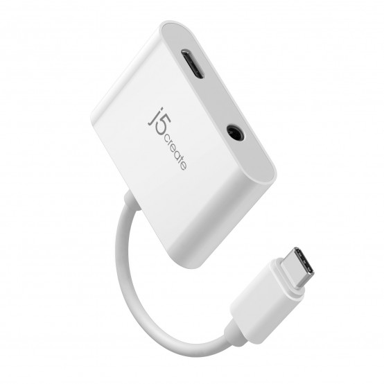 Adaptor J5Create USB-C to 3.5mm Audio Adapter with Power Delivery JCA122-N
