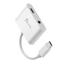 Adaptor J5Create USB-C to 3.5mm Audio Adapter with Power Delivery JCA122-N