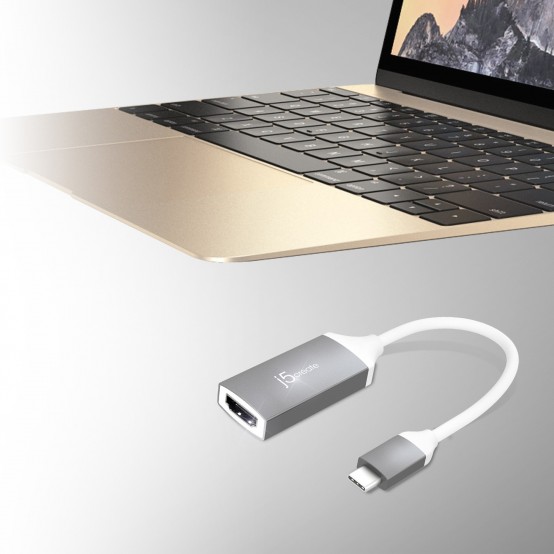 Adaptor j5create USB-C to 4K HDMI Adapter JCA153G-N