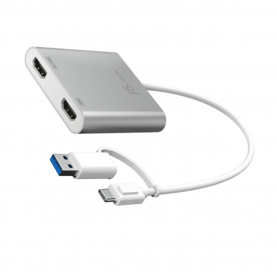 Adaptor j5create USB-C to Dual HDMI Multi-Monitor Adapter JCA365-N