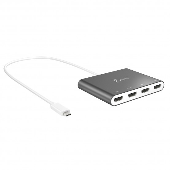 Adaptor j5create USB-C to 4-Port HDMI Multi-Monitor Adapter JCA366-N