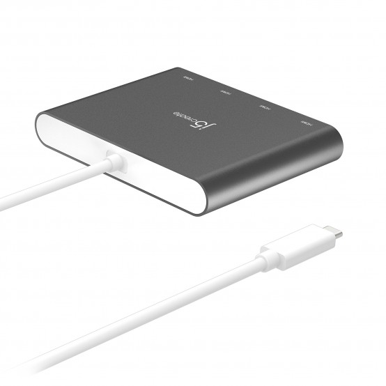 Adaptor j5create USB-C to 4-Port HDMI Multi-Monitor Adapter JCA366-N