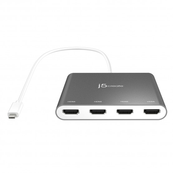 Adaptor j5create USB-C to 4-Port HDMI Multi-Monitor Adapter JCA366-N