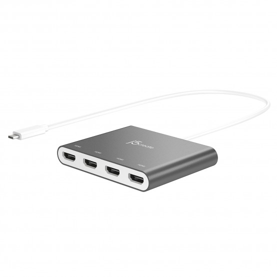 Adaptor j5create USB-C to 4-Port HDMI Multi-Monitor Adapter JCA366-N