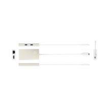 Docking Station j5create USB-C Multi-Adapter - HDMI/Ethernet/USB 3.1 HUB/PD 3.0 JCA374-N