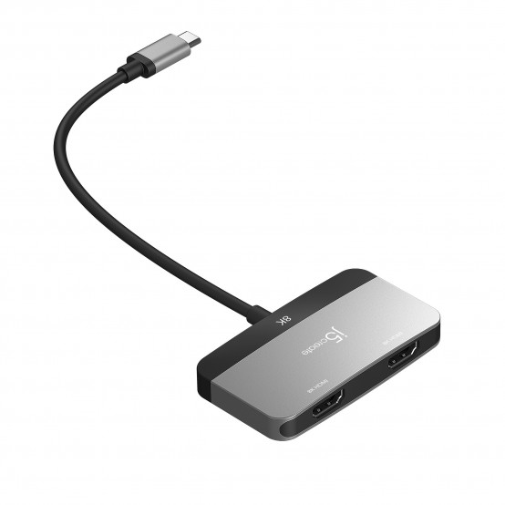Docking Station j5create 8K USB-C to Dual HDMI Display Adapter JCA465-N