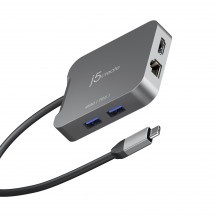 Docking Station J5Create 4K60 Elite USB-C Travel Adapter JCD3191-N