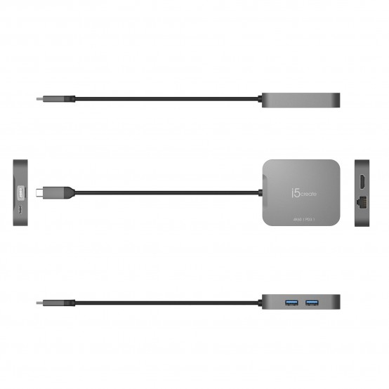 Docking Station J5Create 4K60 Elite USB-C Travel Adapter JCD3191-N