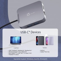 Docking Station J5Create 4K60 Elite USB-C Travel Adapter JCD3191-N