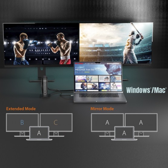 Docking Station J5Create USB-CDock Dual 4K HDMI with 140W GaN PD 3.1 Power Adapter JCD3199P-EN
