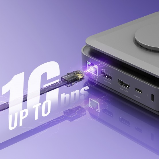 Docking Station J5Create USB-CDock Dual 4K HDMI with 140W GaN PD 3.1 Power Adapter JCD3199P-EN