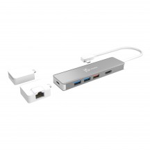 Docking Station j5create USB-C Modular Multi-Adapter with 2 Kits JCD375-N
